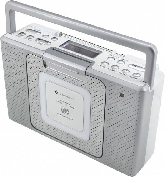 Soundmaster Spritzwassergeschütztes Badezimmer CD/MP3 Radio Neueste Stile