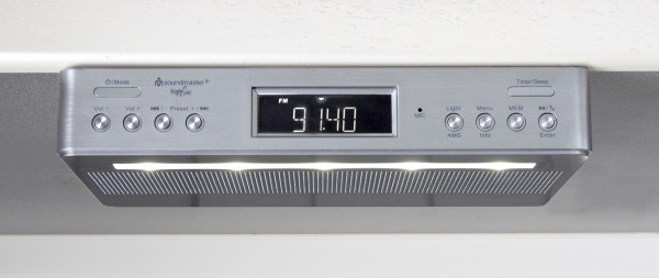 Soundmaster Küchenunterbauradio mit DAB+/UKW, Bluetooth®, LED-Arbeitsplatzbeleuchtung Bis zu 65% Rabatt