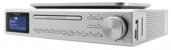 Soundmaster Design CD/MP3 Musik-Center zum Unterbau mit DAB+/UKW Radio, USB Anschluss und Bluetooth® Vierteljährliche Förderung