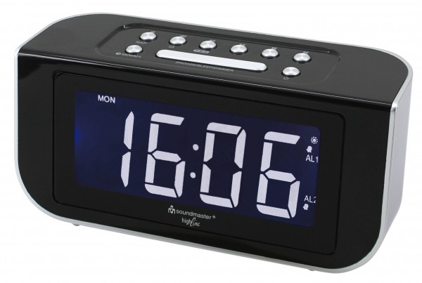 Soundmaster Funkuhrenradio mit Jumbo LCD Anzeige Discount Store für neue Produkte