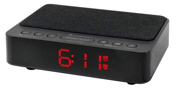 Soundmaster UKW-PLL Uhrenradio mit kabelloser Ladefunktion Kostenloser Versand international
