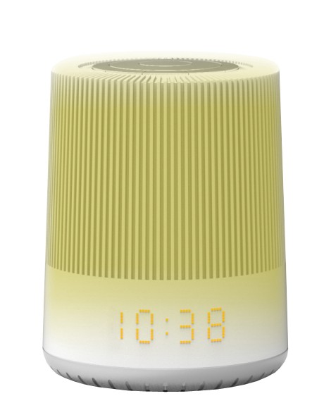 Soundmaster UKW-PLL Uhrenradio mit farbigen LED Nachtlicht, Sonnenaufgangssimulation Begrenzt auf 3 Tage