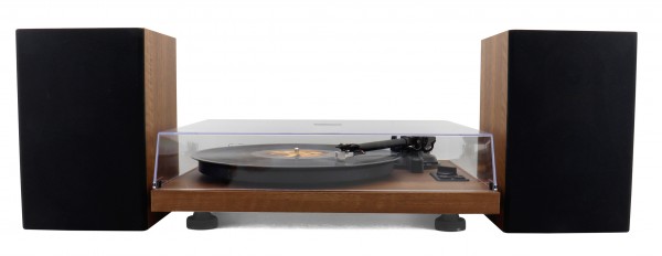 Soundmaster Plattenspieler mit Bluetooth®, PC-encoding. 2 Wege Bass Reflex Lautsprechern 2025