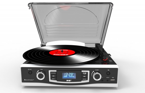 Soundmaster Plattenspieler mit Magnettonabnehmersystem, Bluetooth® Sendefunktion Outlet