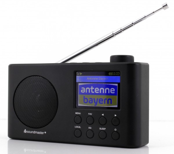 Soundmaster Portables WLAN-Internet/DAB+/UKW-Radio mit Bluetooth®, Li-Ion Akku Hotsell