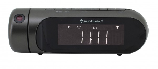 Soundmaster DAB+/UKW Uhrenradio mit Projektion Limitierter Zeitrabatt