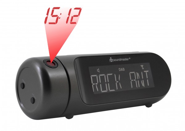 Soundmaster DAB+/UKW Uhrenradio mit Projektion Limitierter Zeitrabatt