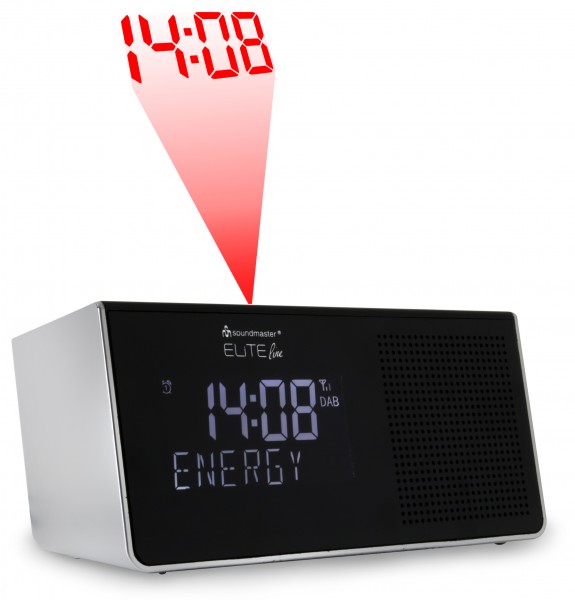 Soundmaster DAB+/UKW Uhrenradio mit Uhrzeit-Projektion and Wand/Decke Bestseller
