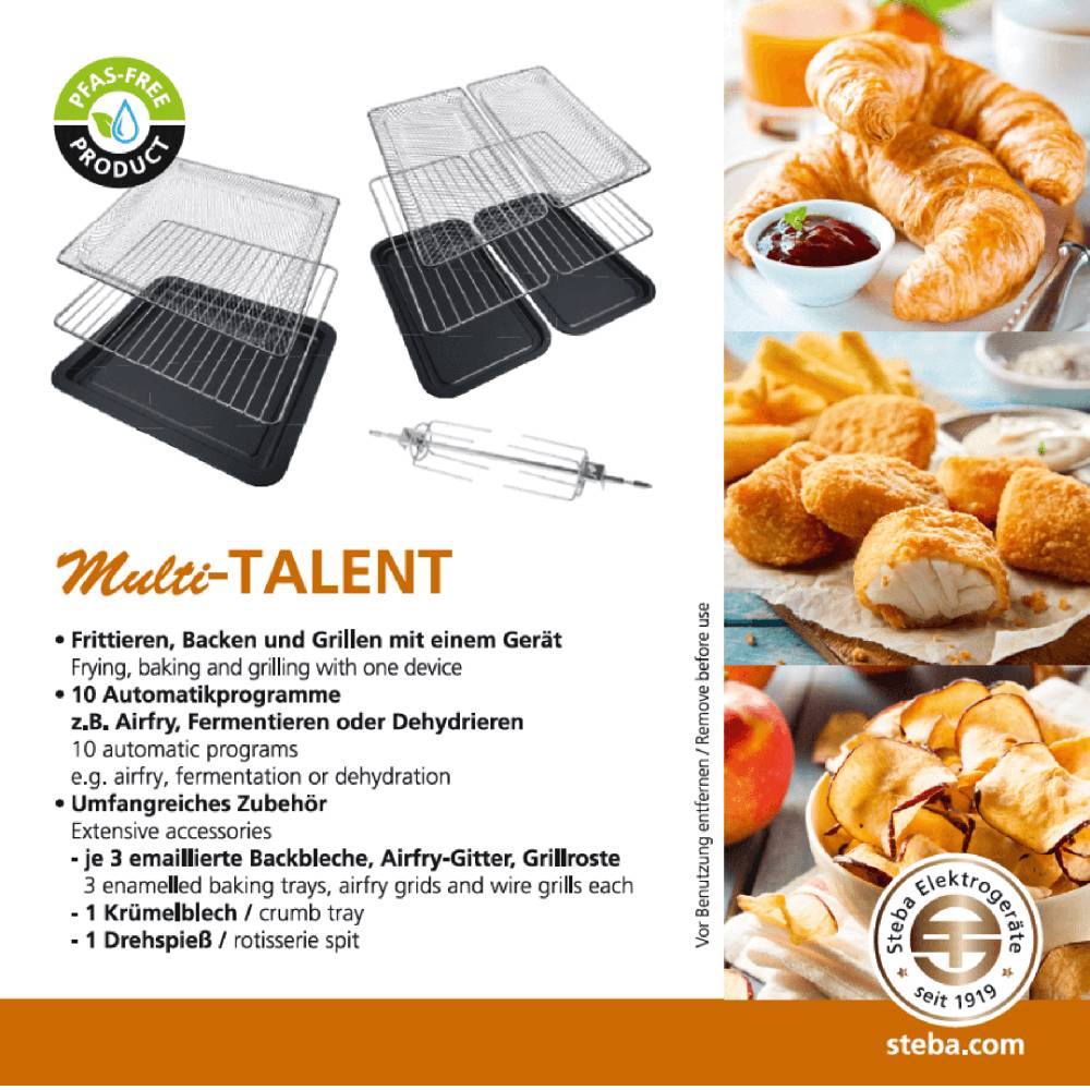 ﻿Steba Airfry-Grillbackofen AF 24 TRI-ZONE Top Angebot