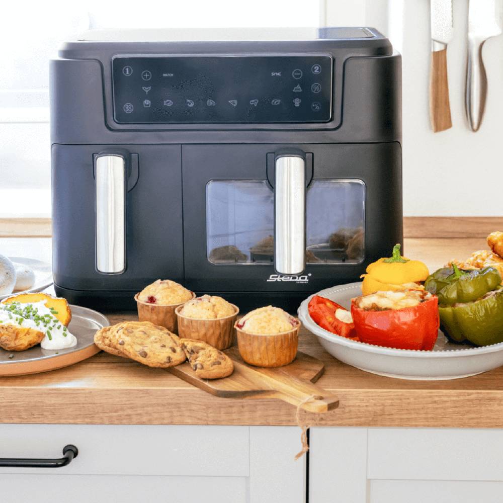 Steba Doppel-Heißluftfritteuse HF 9500 DUO Nur für heute