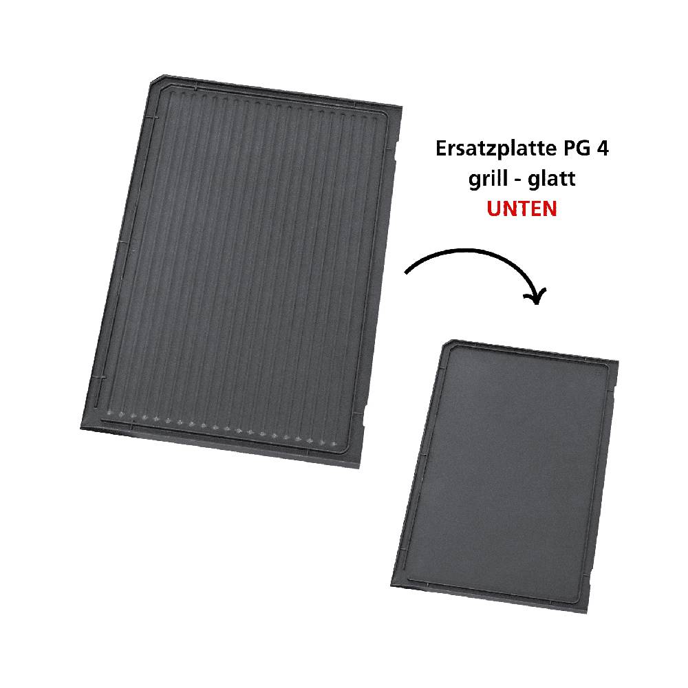 Steba Grillplatte zu PG 4 & PG 2 grill-glatt