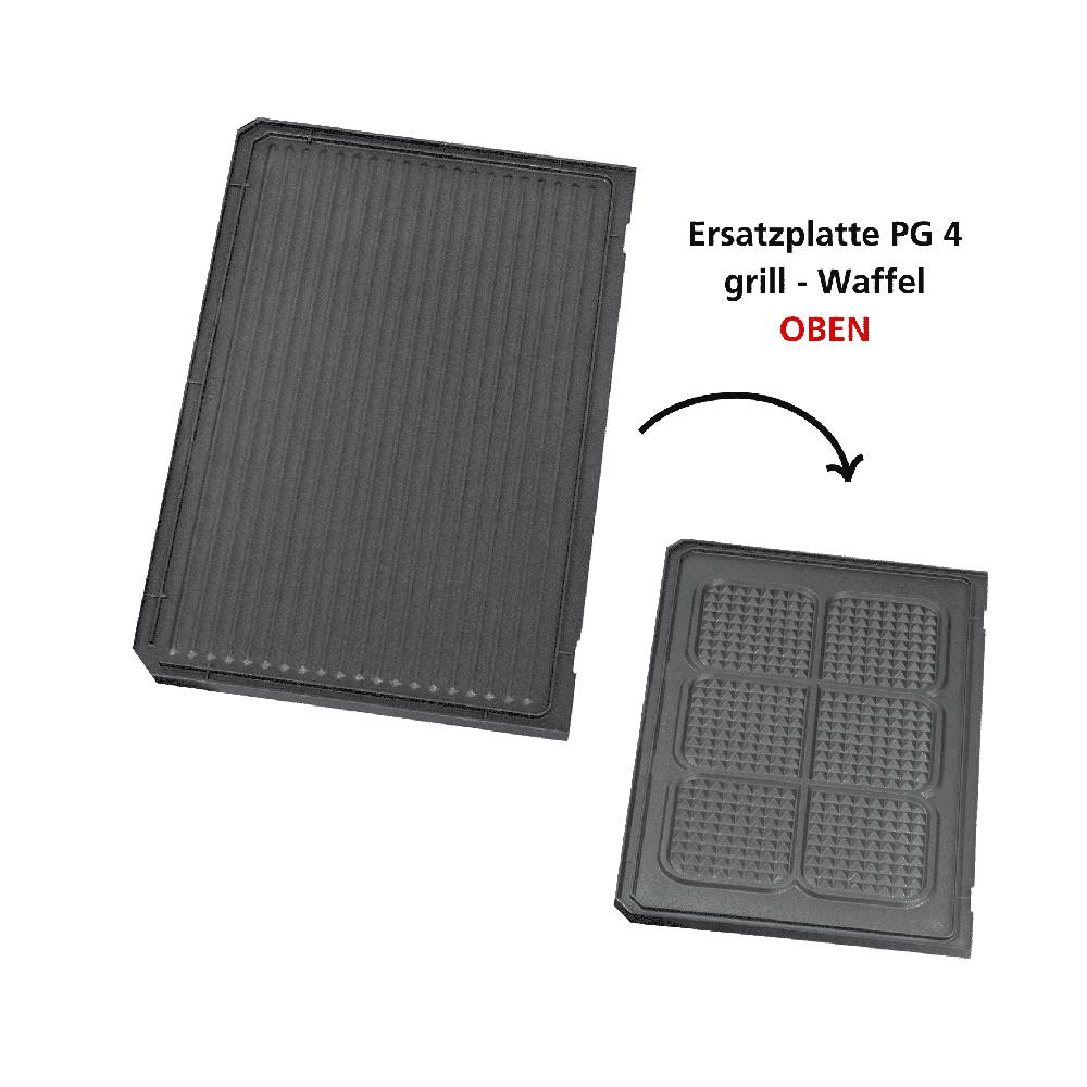 Steba Grillplatte zu PG 4 & PG 2 grill-waffel
