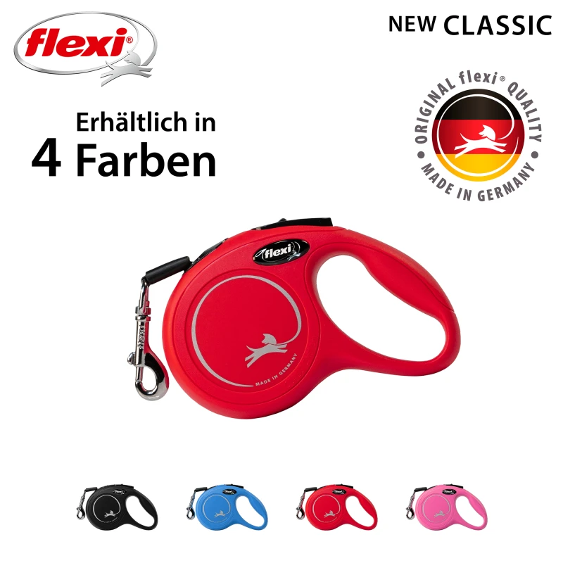 fressnapf Flexi New Classic Gurt rot XS 3 m 12 kg Große Rabatte