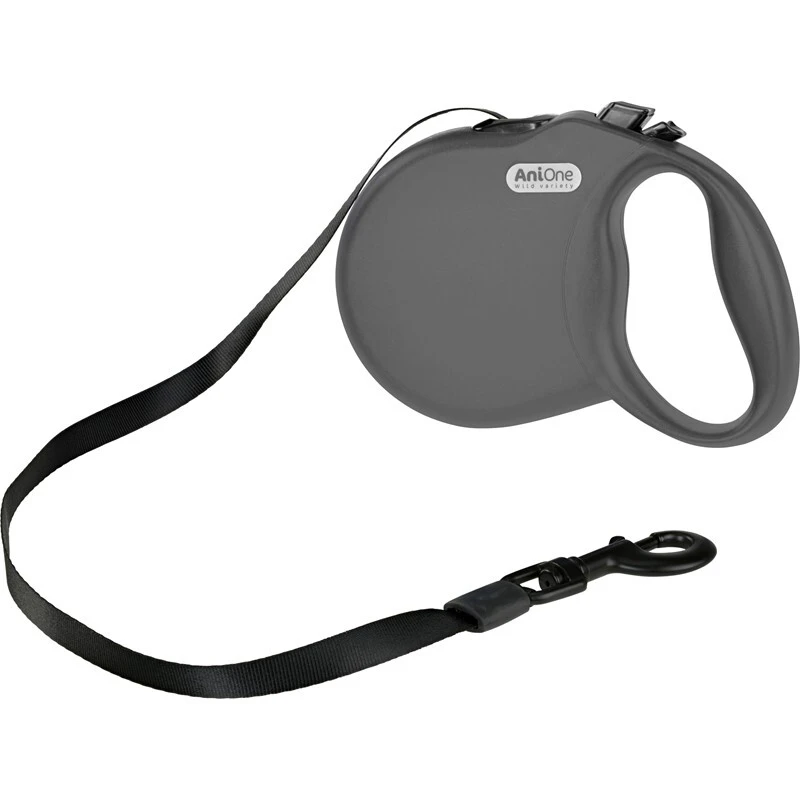 fressnapf AniOne Rollleine Basic Gurt grau S