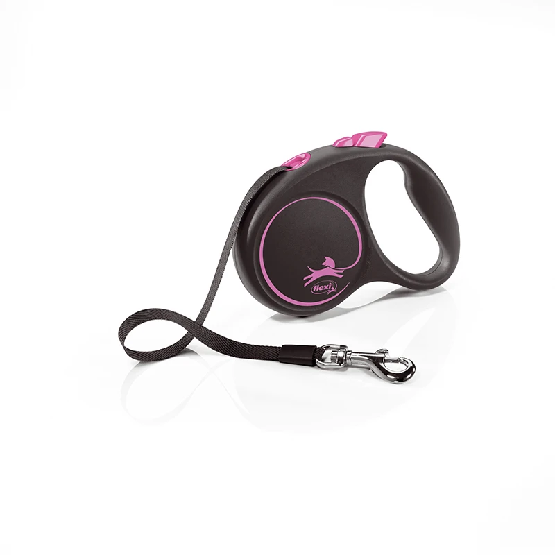 fressnapf Flexi Black Design Gurt pink S 5 m 15 kg