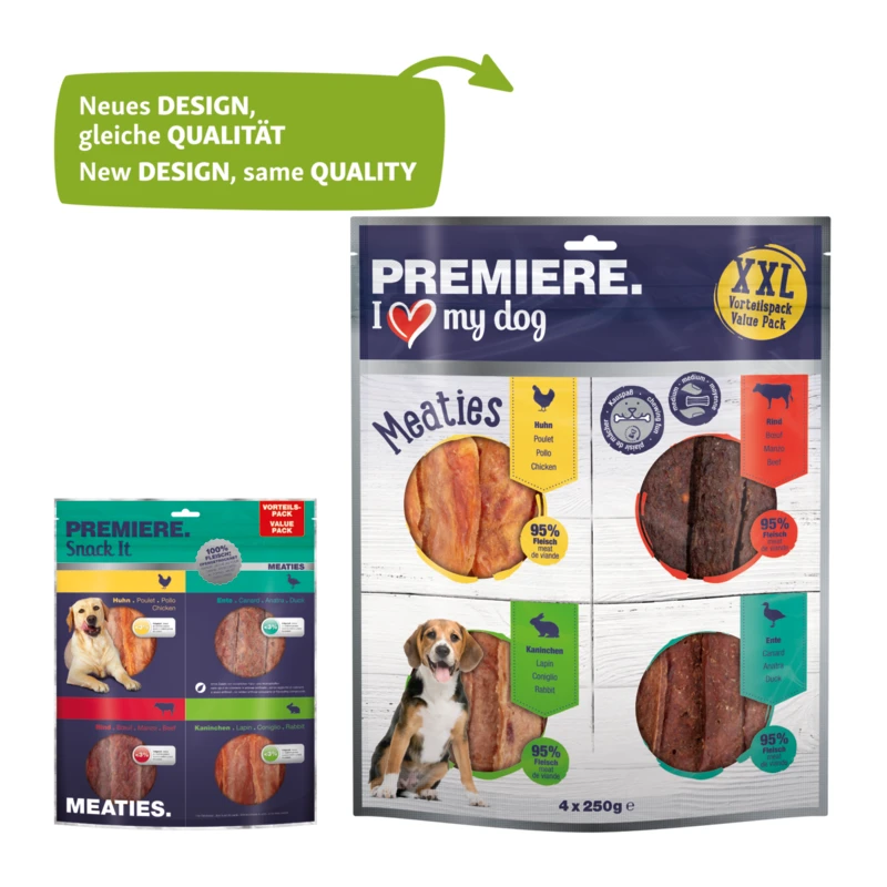 fressnapf PREMIERE Pure Meaties XXL Mix 4x250g Blitzverkäufe