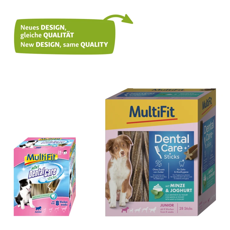 fressnapf MultiFit Mint DentalCare sticks Junior Multipack 28 Stück Kostenloser Versand