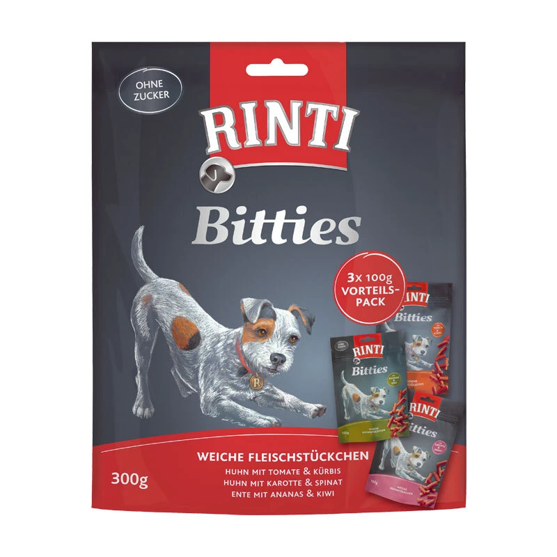 fressnapf RINTI Bitties Multipack 3x100g