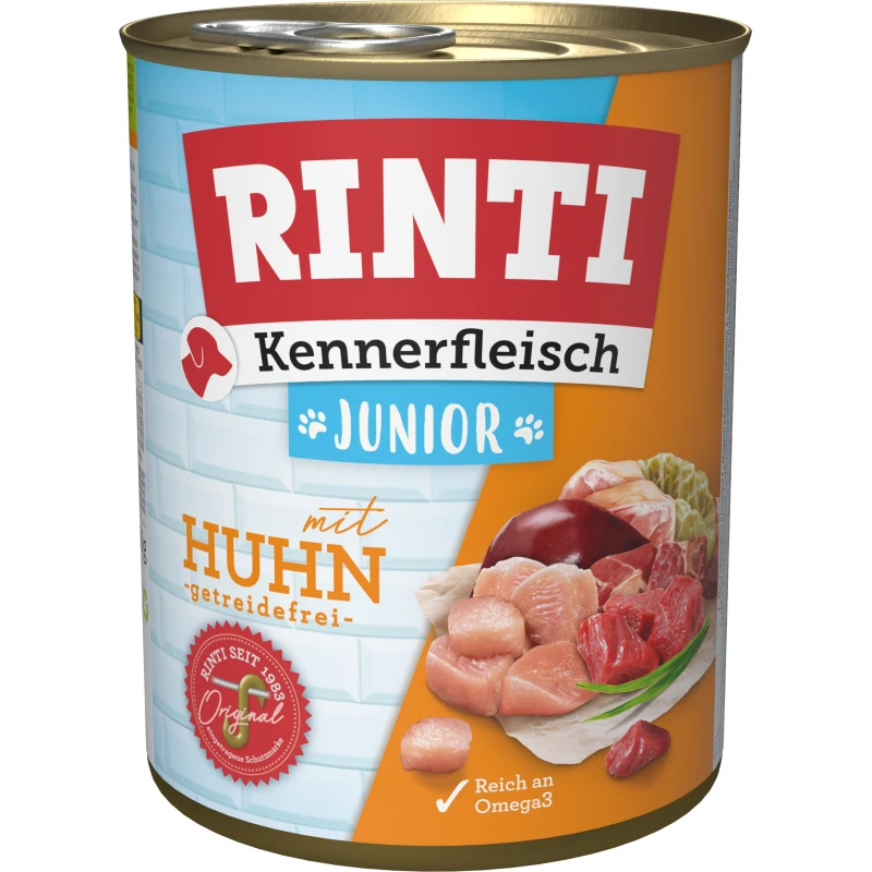 fressnapf RINTI Kennerfleisch Junior Huhn 12x800 g