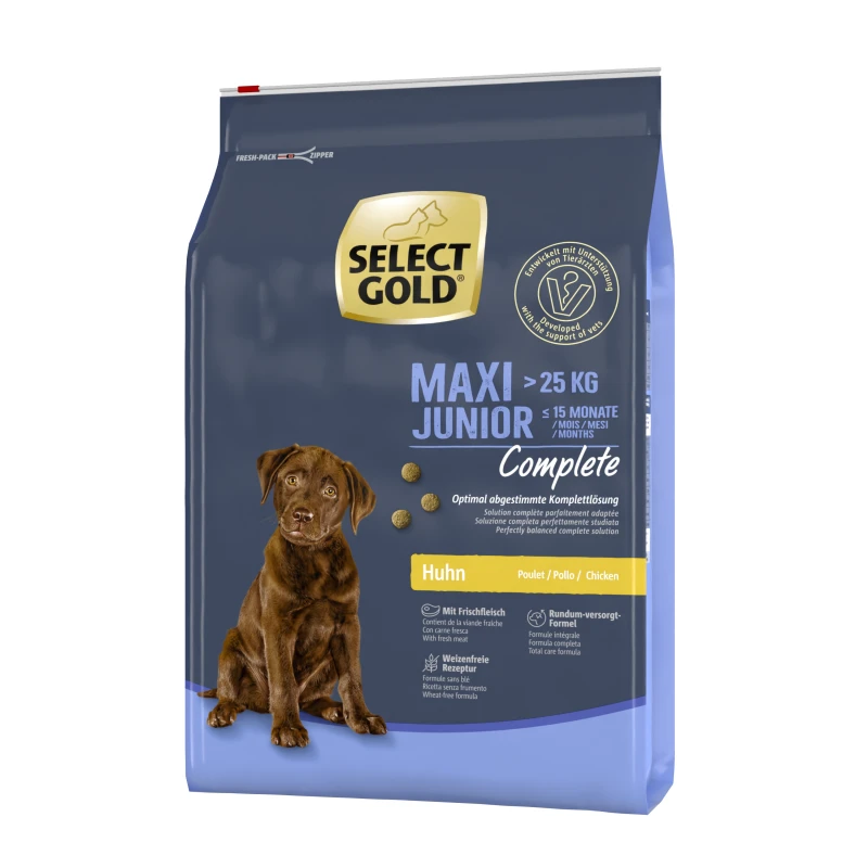 fressnapf SELECT GOLD Complete Maxi Junior Huhn 4 kg