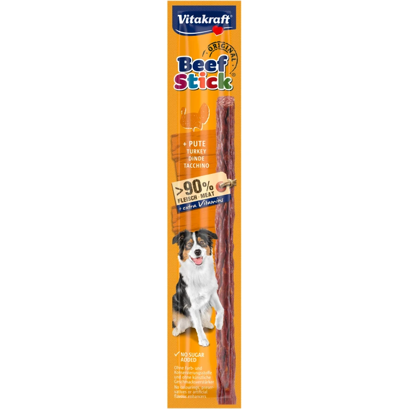 fressnapf Vitakraft Beef-Stick 50x12g Pute