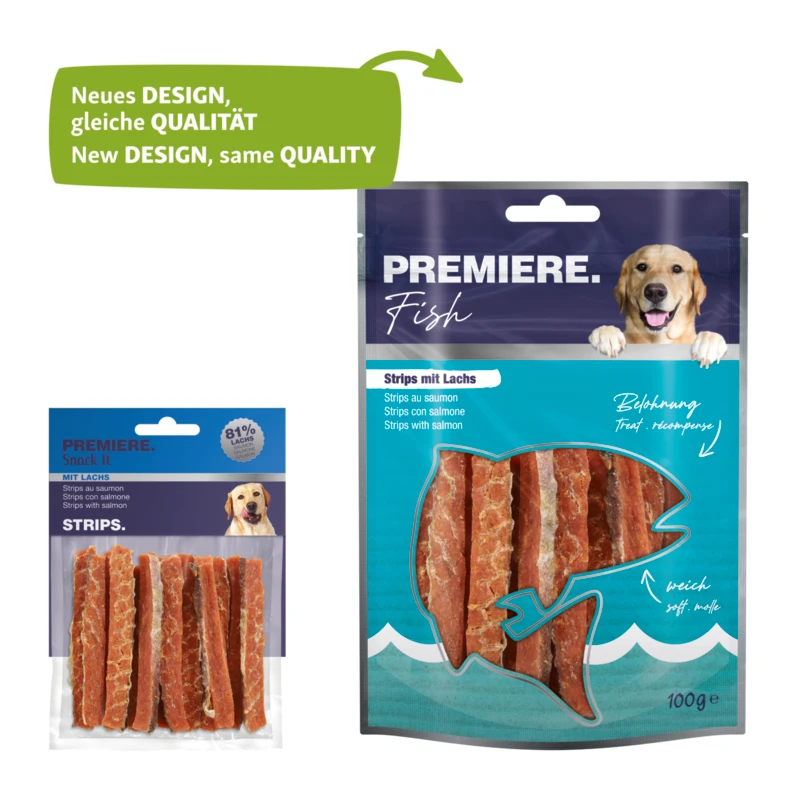 fressnapf PREMIERE Fish Strips mit Lachs 100g Top Angebot