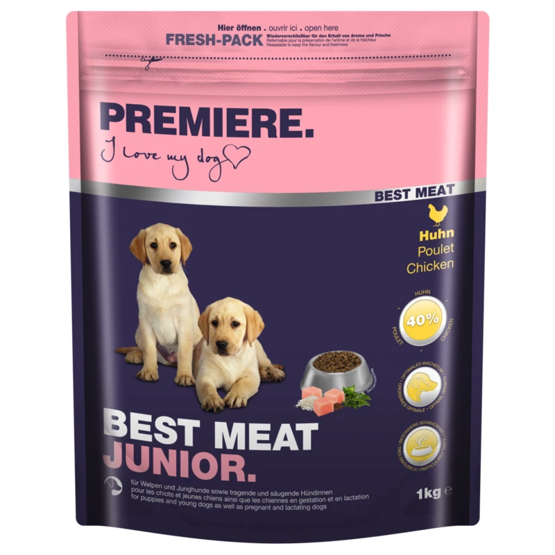 fressnapf PREMIERE Best Meat Junior Huhn 1 kg