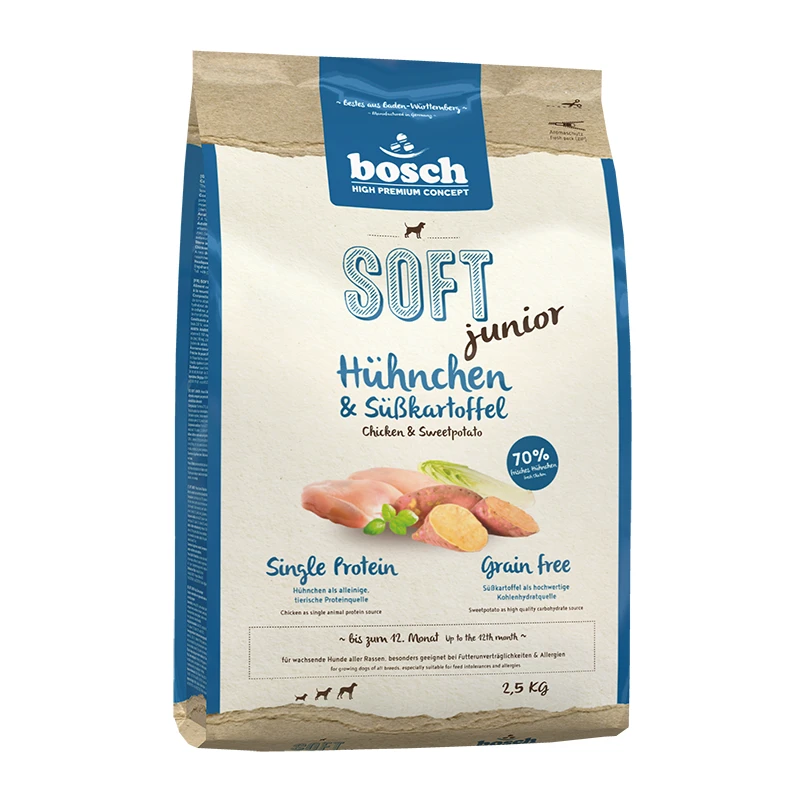fressnapf bosch Soft Junior Hühnchen & Süßkartoffel 2 5 kg