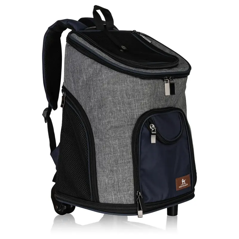 fressnapf Knuffelwuff Hunderucksack Tajumulco Trolley faltbar 2 in 1 mit Rollen und Griff Großer Ausverkauf