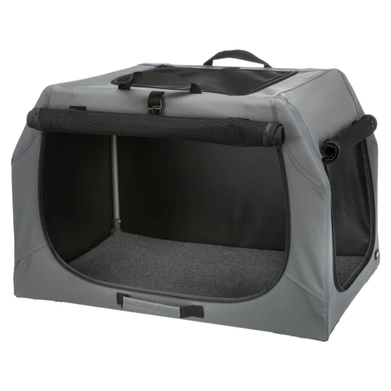 fressnapf Trixie Mobile Kennel Easy grau S-M Flash Sale