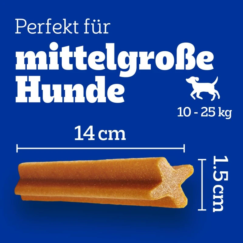 fressnapf Pedigree Zahnpflege Dentastix Multipack für mittelgroße Hunde 2x56 Stück Tiefpreis