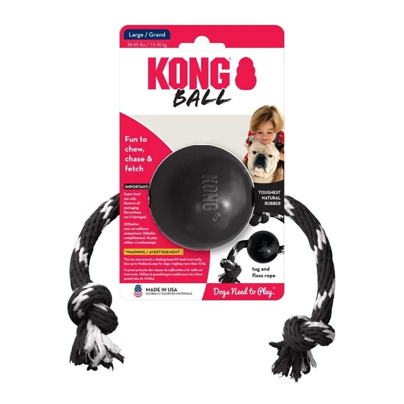 fressnapf KONG Extreme Ball mit Tau Sonderangebot der Fabrik