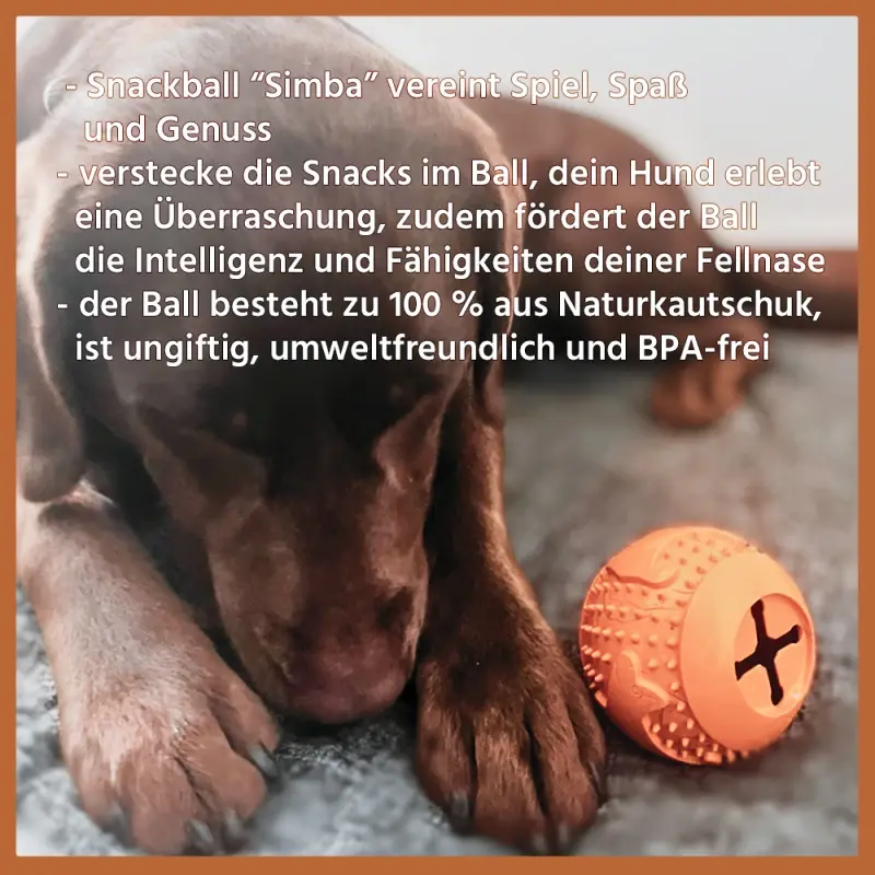 fressnapf Wildfang ® Naturkautschuk Snackball - Snackball "Simba" Im Verkauf