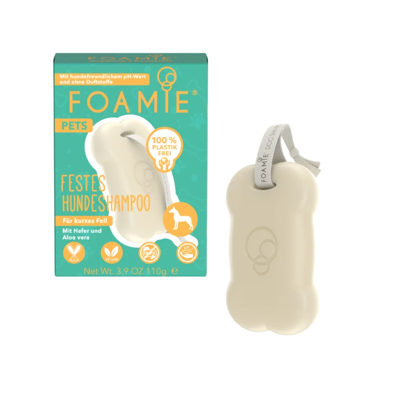 fressnapf New Flag Foamie Hundeshampoo kurzes Fell 6 x 110 g