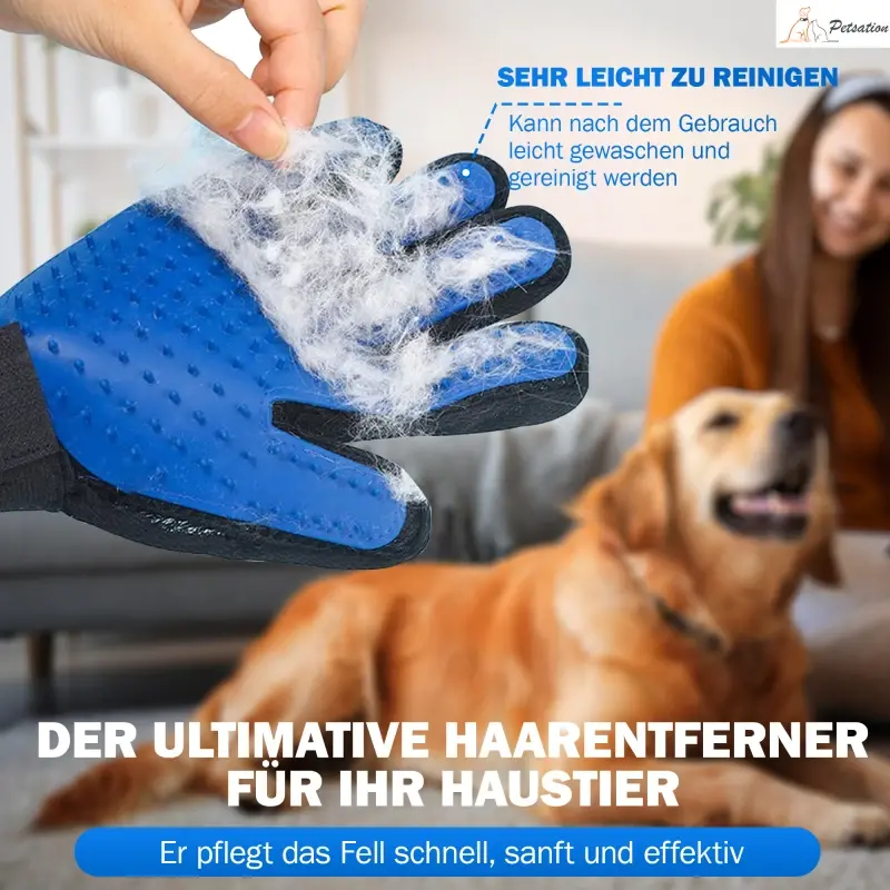 fressnapf Petsation Massagehandschuhe Paar für Hund Katze Pferd Begrenztes Angebot