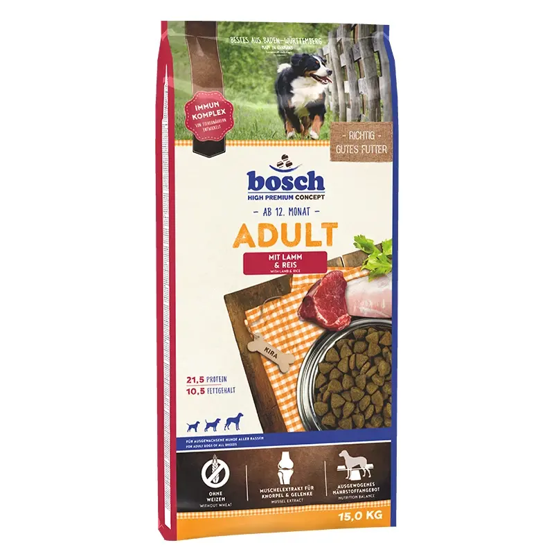 fressnapf bosch High Premium Concept Adult Lamm & Reis 15 kg