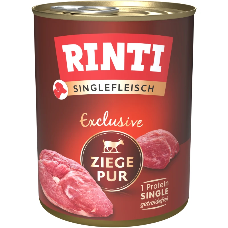 fressnapf RINTI Singlefleisch Exclusive Ziege pur 6x800 g