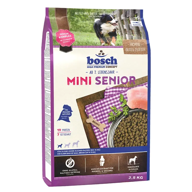 fressnapf bosch Mini Senior Geflügel 2 5 kg