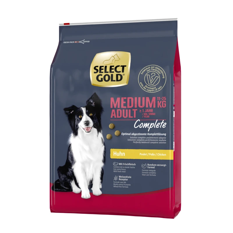 fressnapf SELECT GOLD Complete Medium Adult Huhn 4 kg