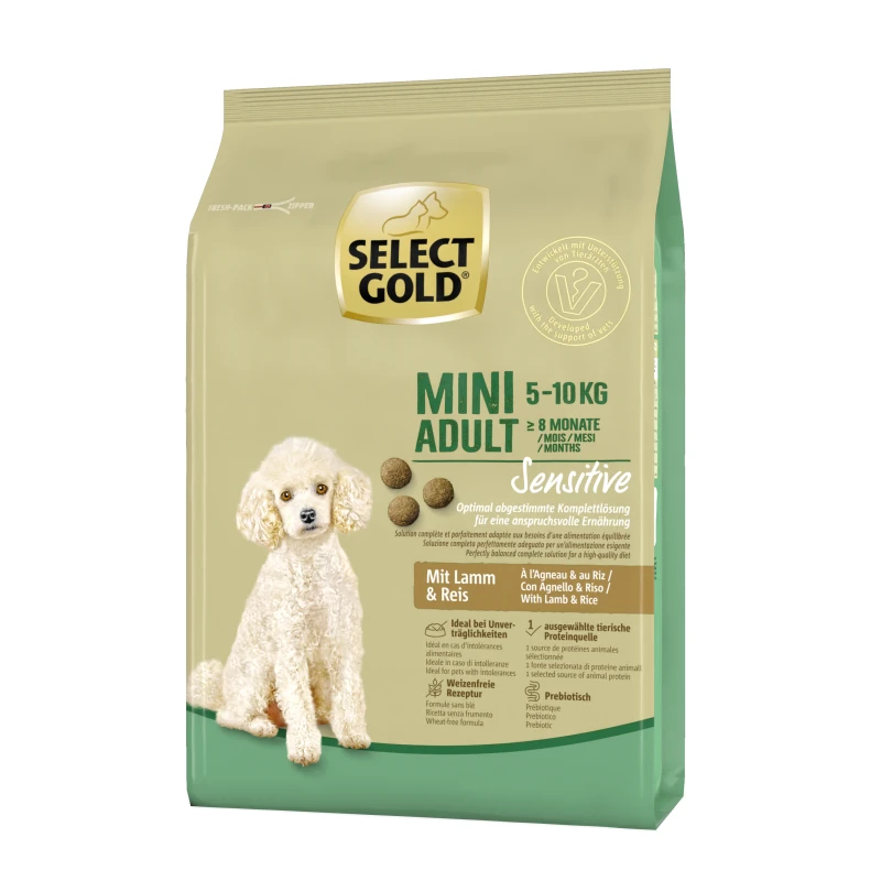 fressnapf SELECT GOLD Sensitive Mini Adult Lamm & Reis 1 kg