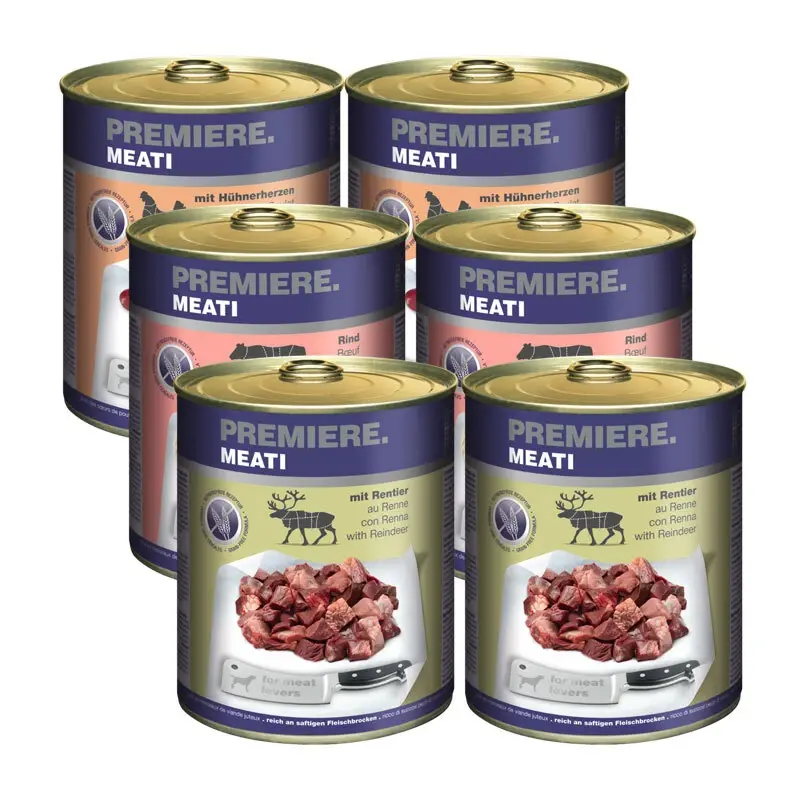 fressnapf PREMIERE Meati Mixpaket 6x800g Mixpaket 3