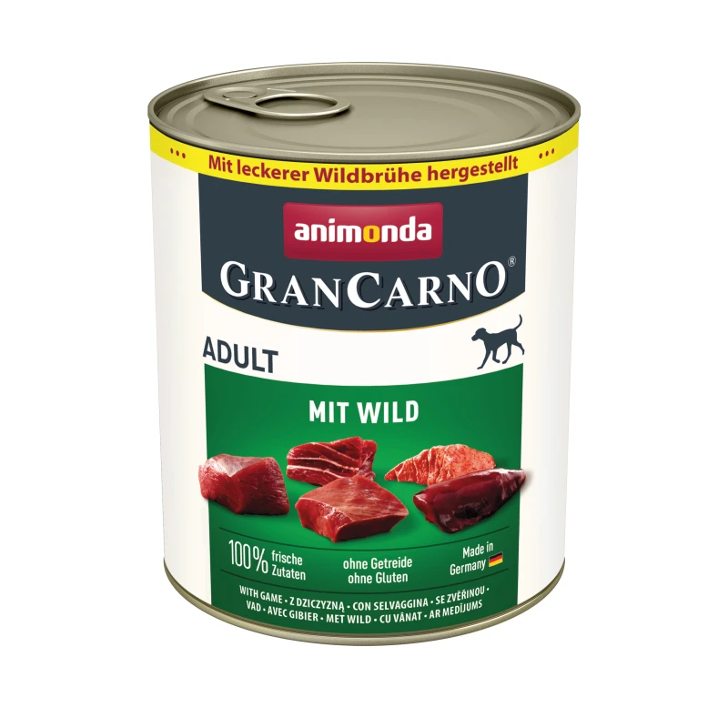 fressnapf animonda GranCarno Original Nassfutter Hund Adult Wild 6x800 g