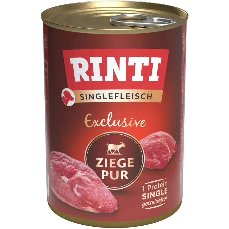 fressnapf RINTI Singlefleisch Exclusive Ziege pur 12x400 g