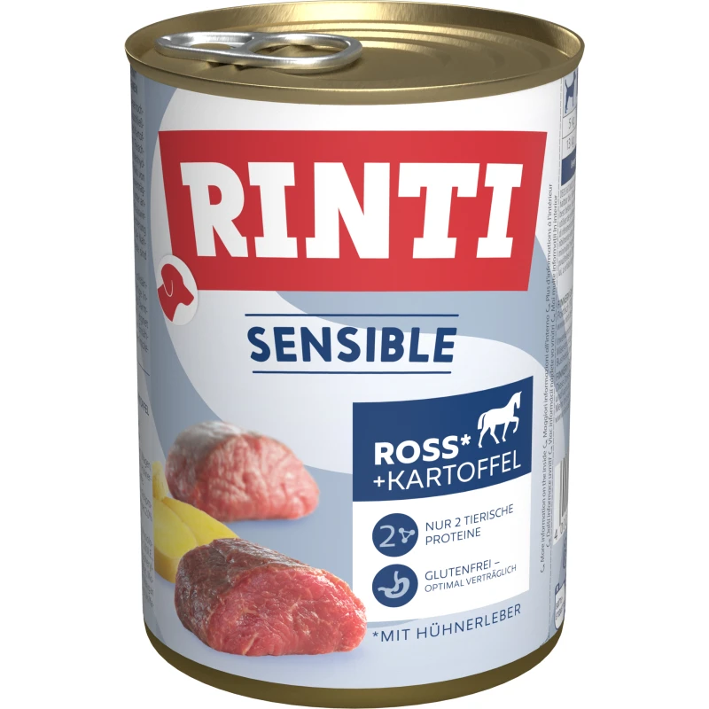 fressnapf RINTI Sensible Ross & Hühnerleber 6x400 g