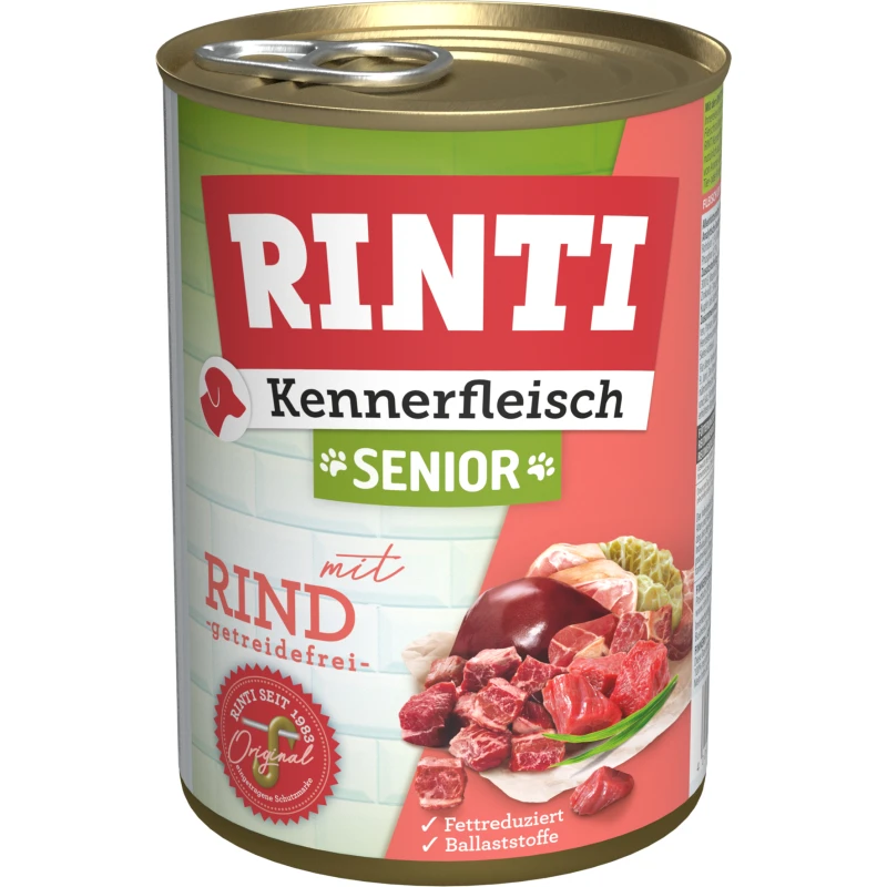 fressnapf RINTI Kennerfleisch Senior 12x400g Rind