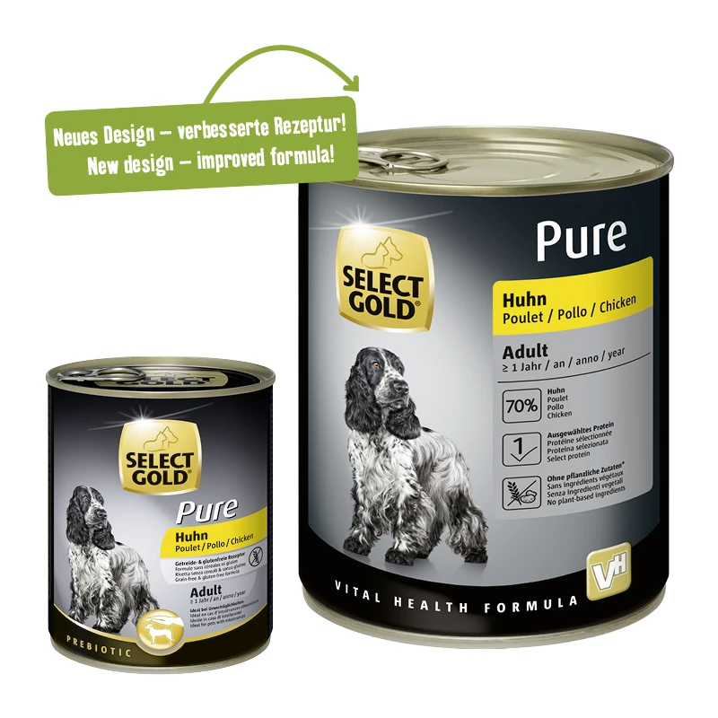 fressnapf SELECT GOLD Pure Adult Huhn 6x800 g 2025