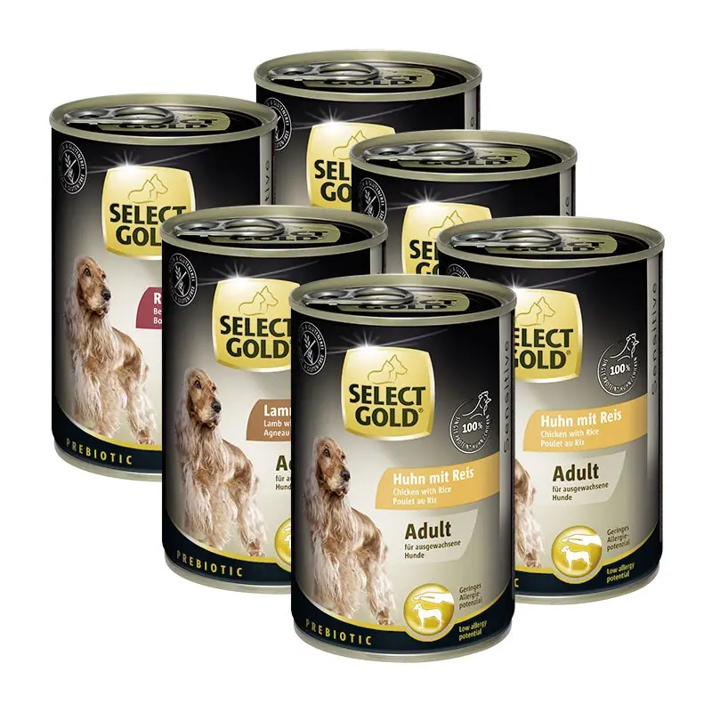 fressnapf SELECT GOLD Sensitive Adult Mixpaket 6x400g Mixpaket 1