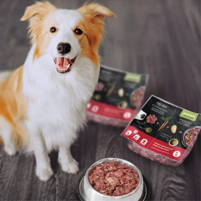 fressnapf ProCani BARF Komplettmenü TK-Blockware Napffertig Rind 16x500 g Großer Ausverkauf