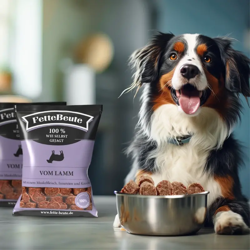 fressnapf FetteBeute BARF Komplettmenü Hund TK-Nuggets Napffertig Lamm 6x800 g Flash Sale
