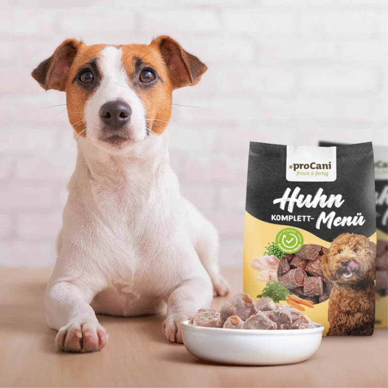 fressnapf ProCani BARF Komplettmenü Hund TK-Nuggets Napffertig 6x750 g Huhn Online Shopping